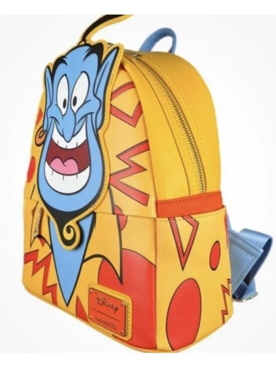Loungefly Disney Aladdin Genie Vacation Cosplay Mini Backpack Golf Clubs NWT main image 4
